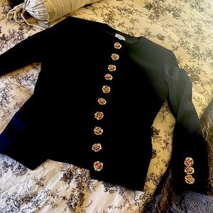 Vintage Valentino Navy Blazer